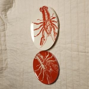Thomas Paul melamine lobster plates and serving platter set